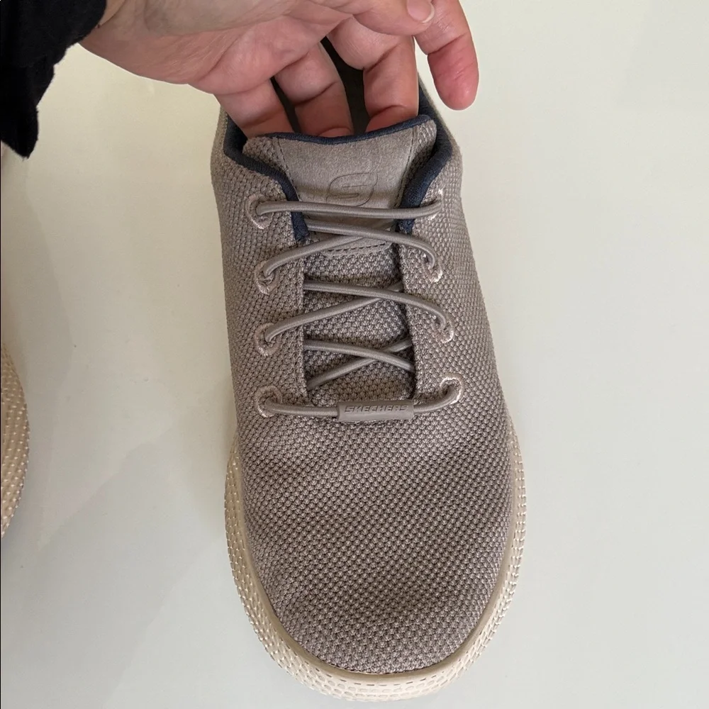 Skechers 65891 Men's Relsen - Brolin Oxford Shoe, Taupe - 10 M US